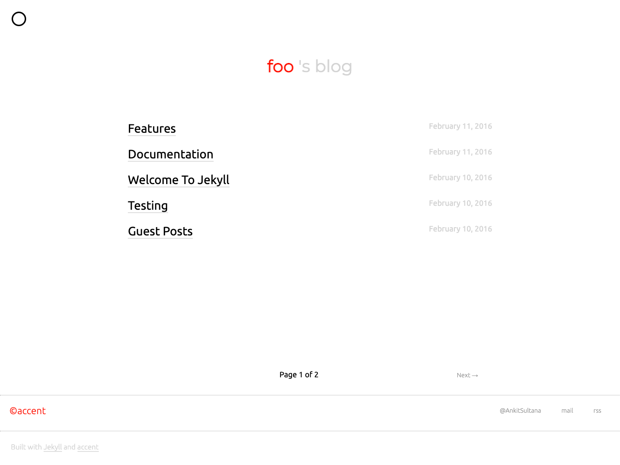 accent screenshot